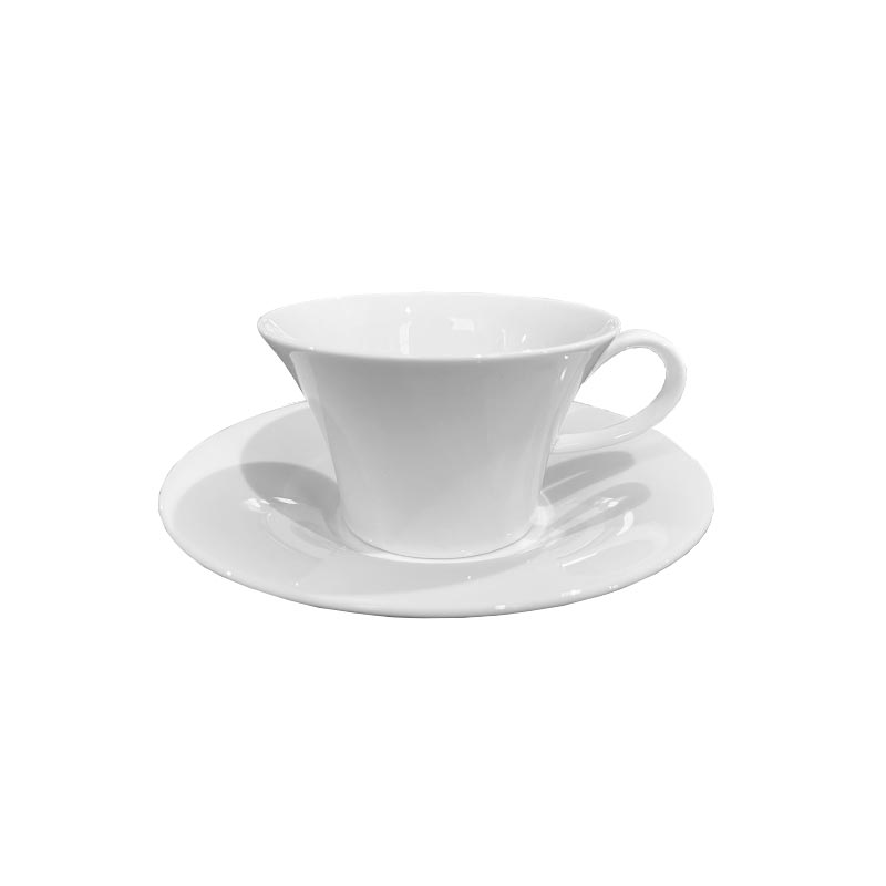 Berlin Tea Cup & Saucer des. Enzo Mari, 1996 for KPM Berlin