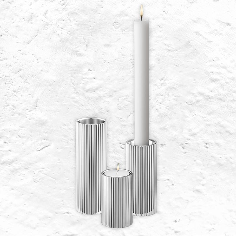 Bernadotte Reversible Candle Holders / Tealight Holders - Set of 3 by Georg Jensen