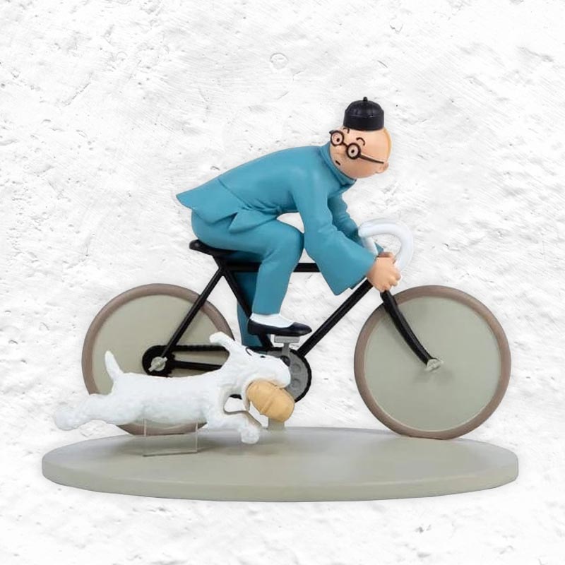 Bicycle from The Blue Lotus, Tintin - Hand-painted poly-resin model