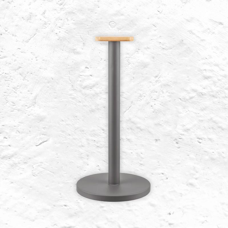 Mattina Kitchen Roll Holder -  - Dark Grey - des. BIG-GAME for Alessi