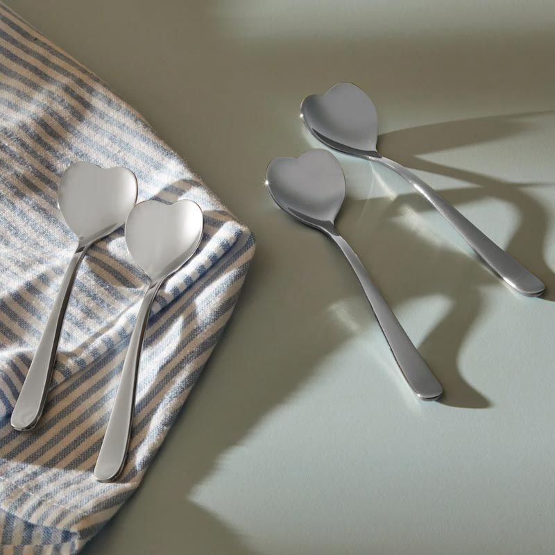Big Love Heart Shaped Ice Cream Spoon, des. Miriam Mirri for Alessi