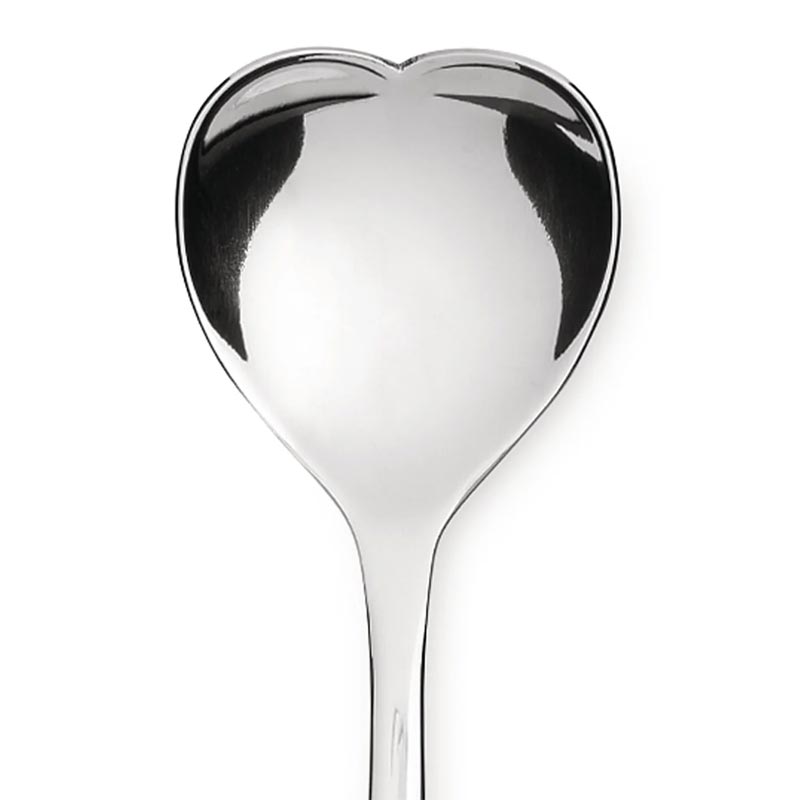 Big Love Heart Shaped Ice Cream Spoon, des. Miriam Mirri for Alessi