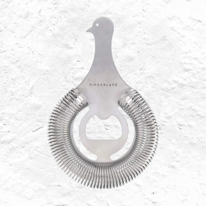 Bird Cocktail Strainer by Kikkerland
