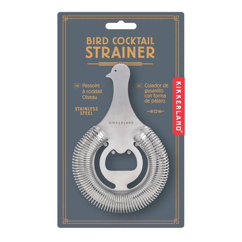 Bird Cocktail Strainer by Kikkerland
