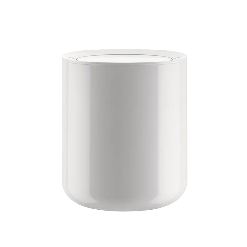 Birillo Bathroom Waste Bin - White - des. Piero Lissoni for Alessi