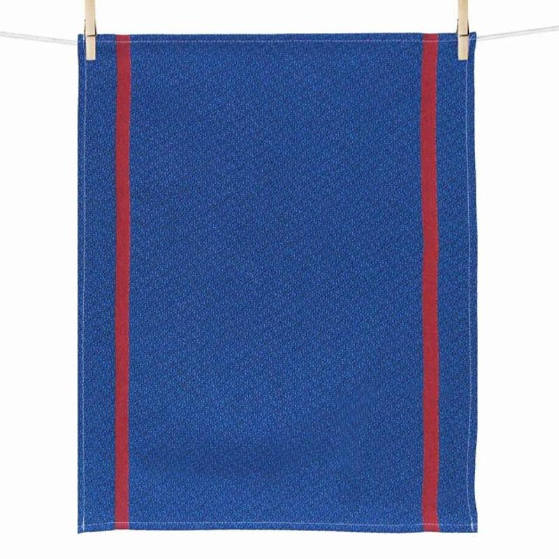 Blue (Colorama bleu magritte) Hand Towel, by Tissage Moutet