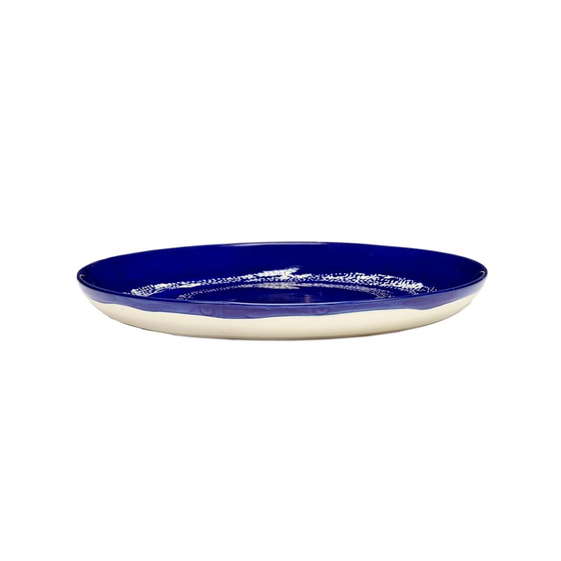 Feast plate - dark blue with white dots, 19cm - des. Yotam Ottolenghi for Serax