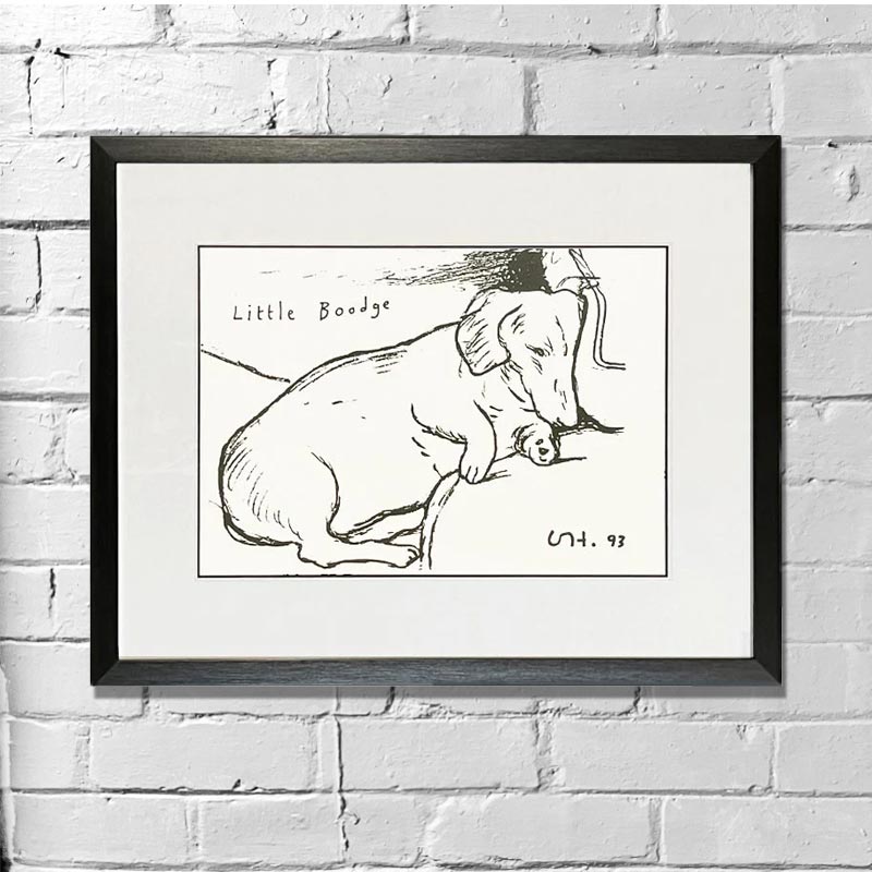 Little Boodge (detail), 1993 - framed (image from 1995 calendar)