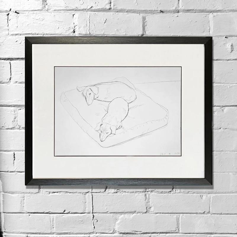 Stanley and Boodge, 16 Jan, 1994- framed (November image from 1995 calendar)