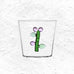 Botanica Pink Flower Tumbler des. Alessandra Baldereschi for Ichendorf Milano