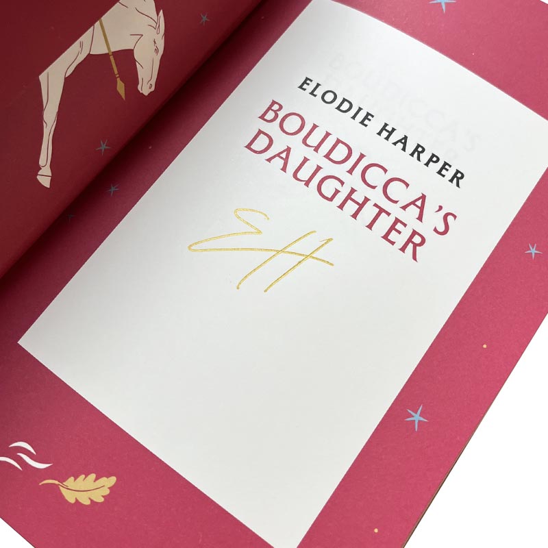 Boudicca's Daughter by Elodie Harper - signed hardback