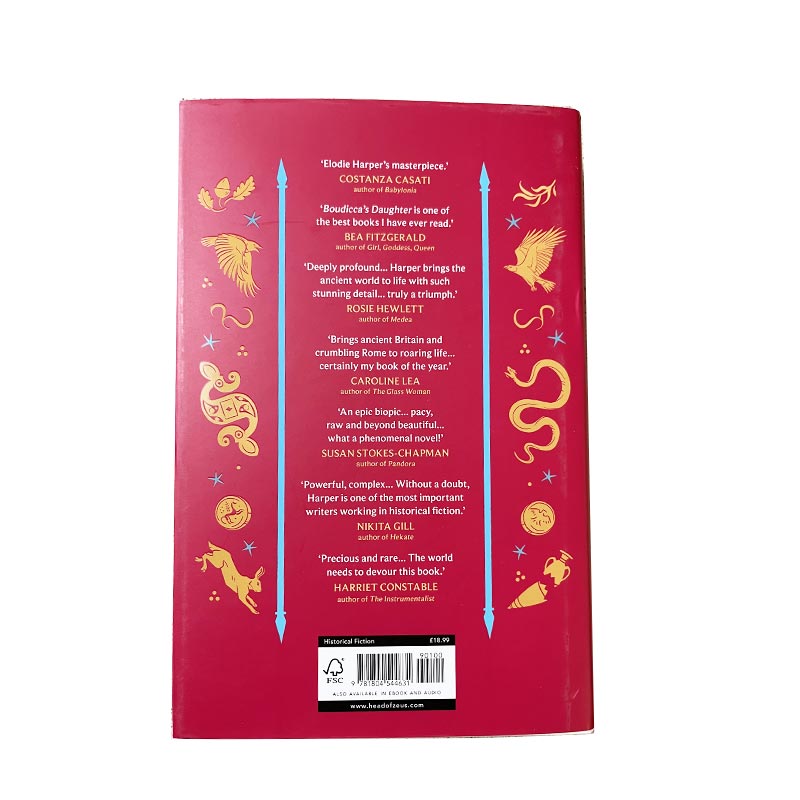 Boudicca's Daughter by Elodie Harper - signed hardback