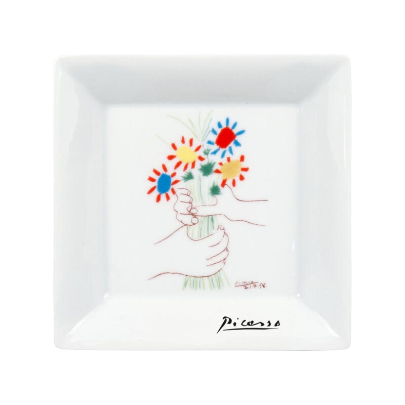 Pablo Picasso Bouquet of Friendship Porcelain Trinket Dish by Könitz