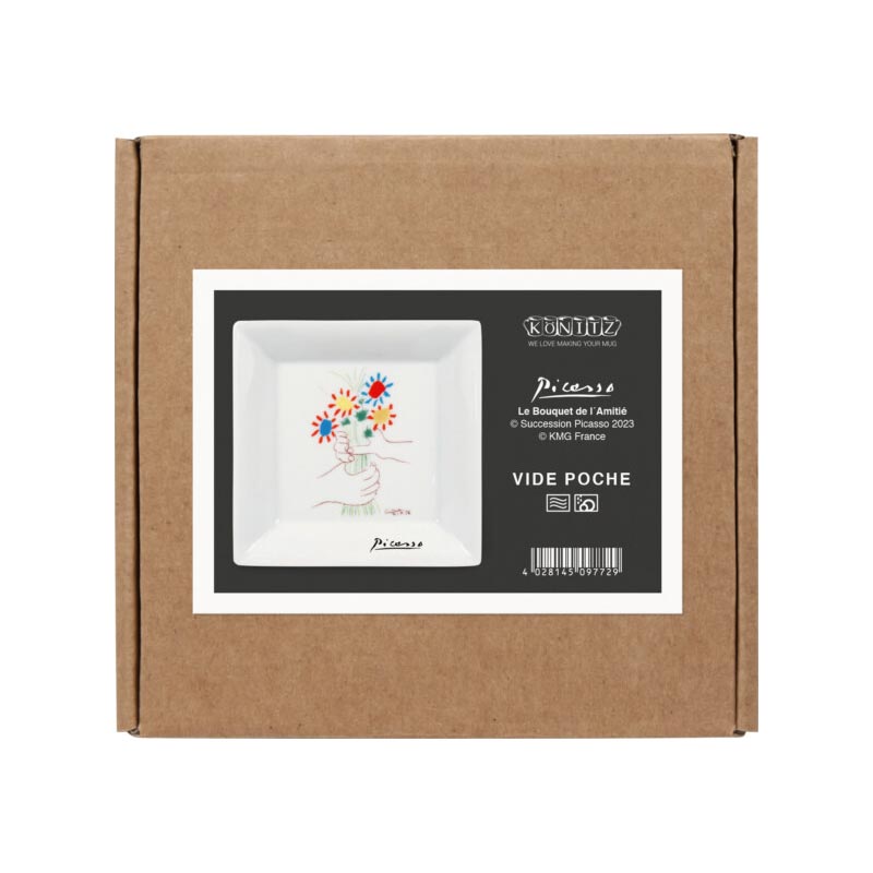 Pablo Picasso Bouquet of Friendship Porcelain Trinket Dish by Könitz