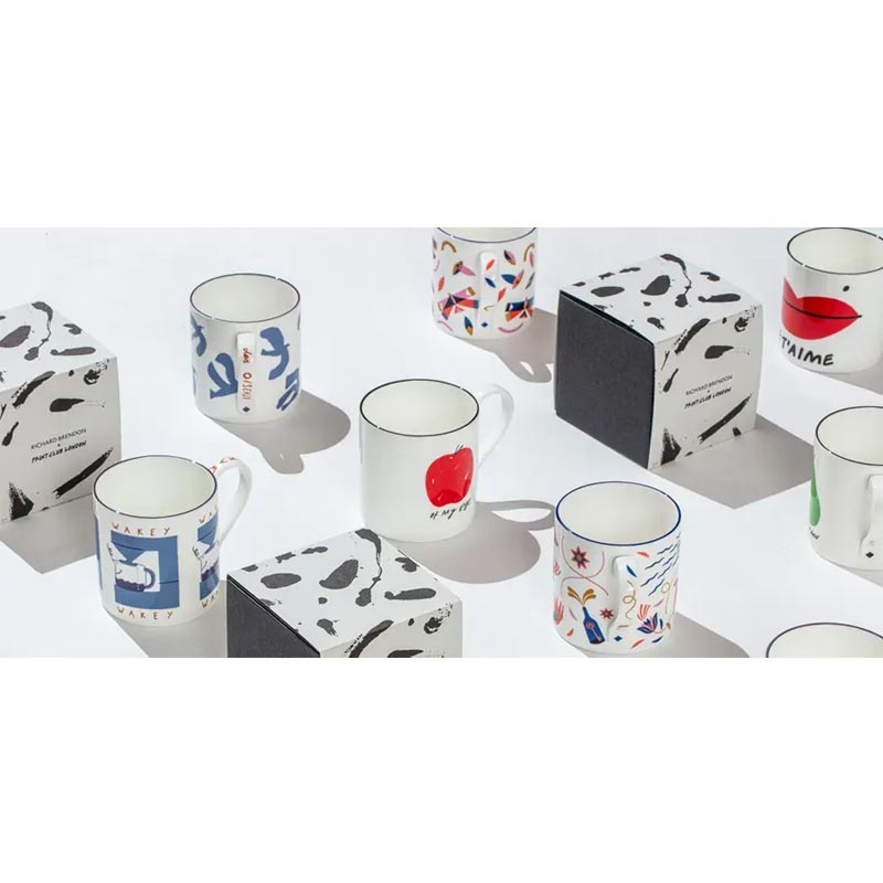 Des Oiseax Mug, des. Max Machen for Richard Brendon x Print Club London