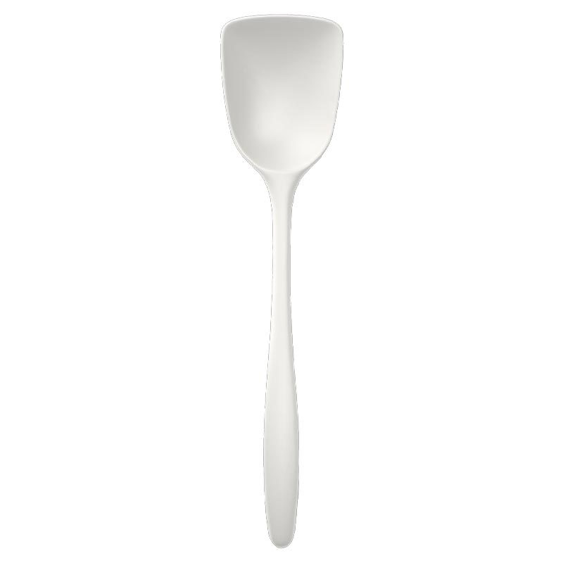 Broad Kitchen spoon - White - by Rosti