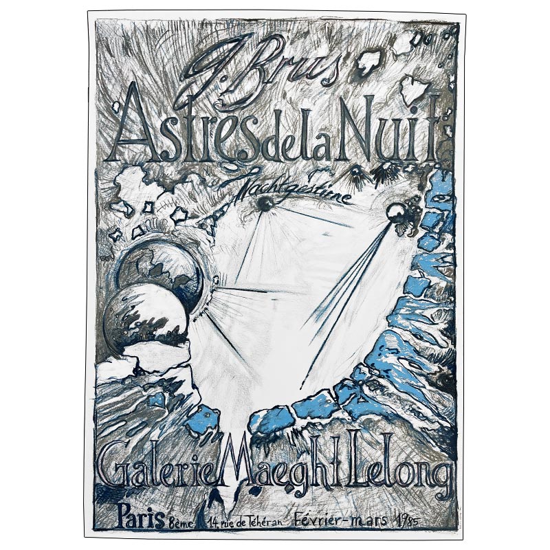 Astres de la Nuit poster by Günter Brus
