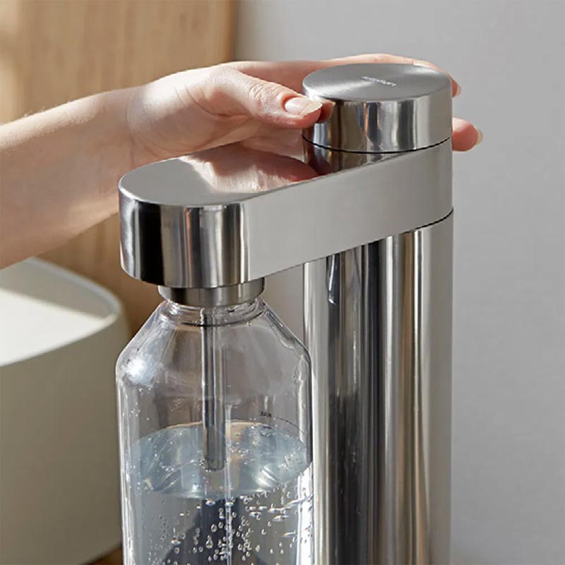 Brus Carbonator - Stainless Steel - by Stelton