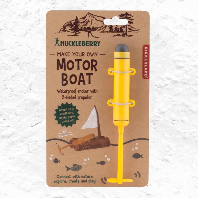 Huckleberry Make Your Own Motor Boat - by Kikkerland