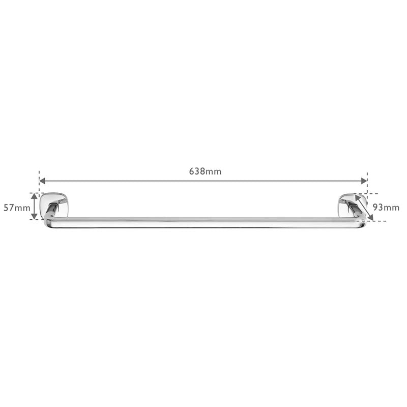 Burford Towel Rail - Single - by Robert Welch