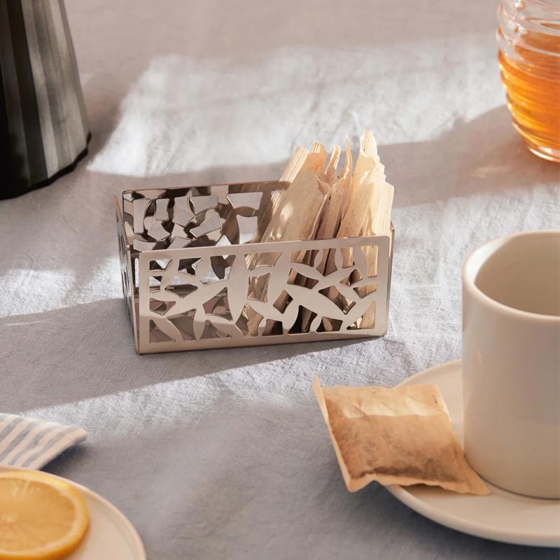 CACTUS! Tea Bag / Sugar Sachet Holder, des Marta Sansoni for Alessi