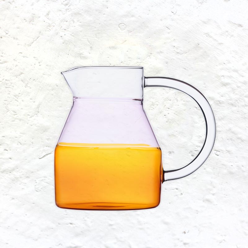 Caipirinha Jug - Amber / Pink - des. Mist-O for Ichendorf Milano