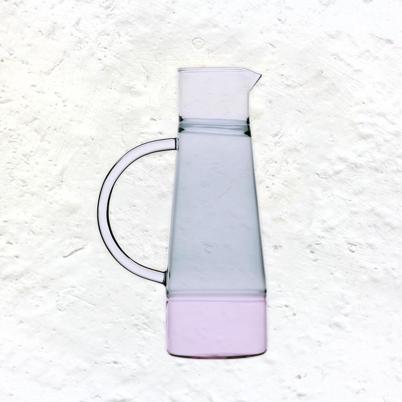 Caipirinha High Jug - Pink / Smoke - des. Mist-O for Ichendorf Milano