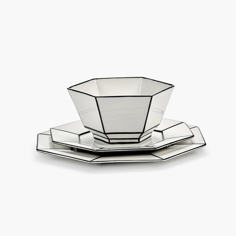 Carte Blanche Breakfast Plate, des. Annebet Philips for Serax