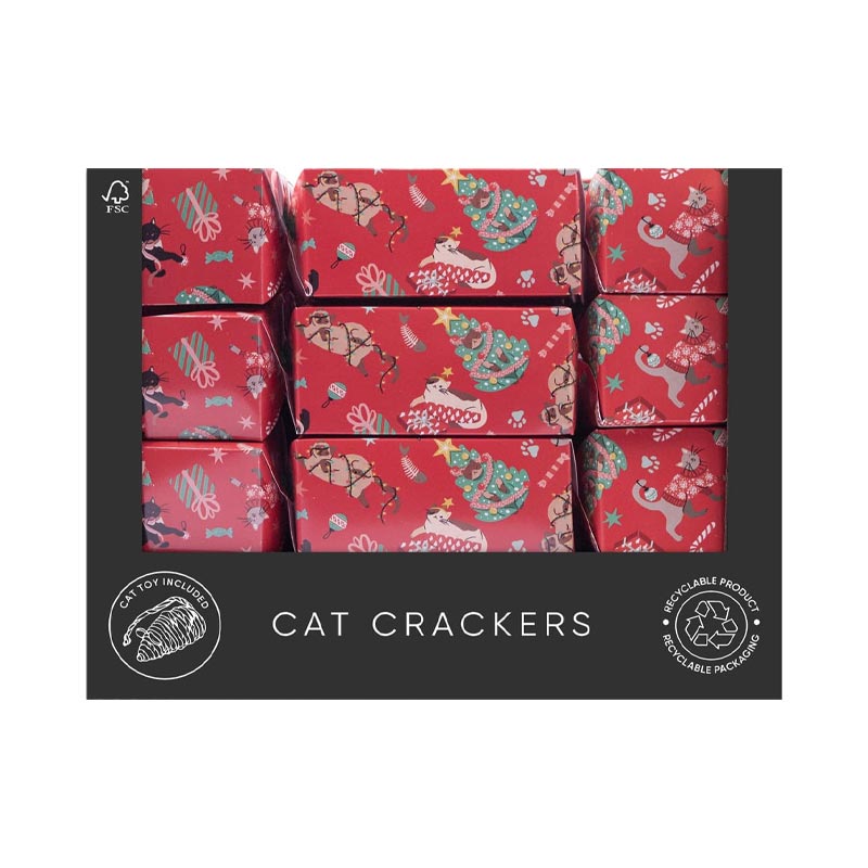 Cat Design Christmas Cracker by Heart & Soul Studio