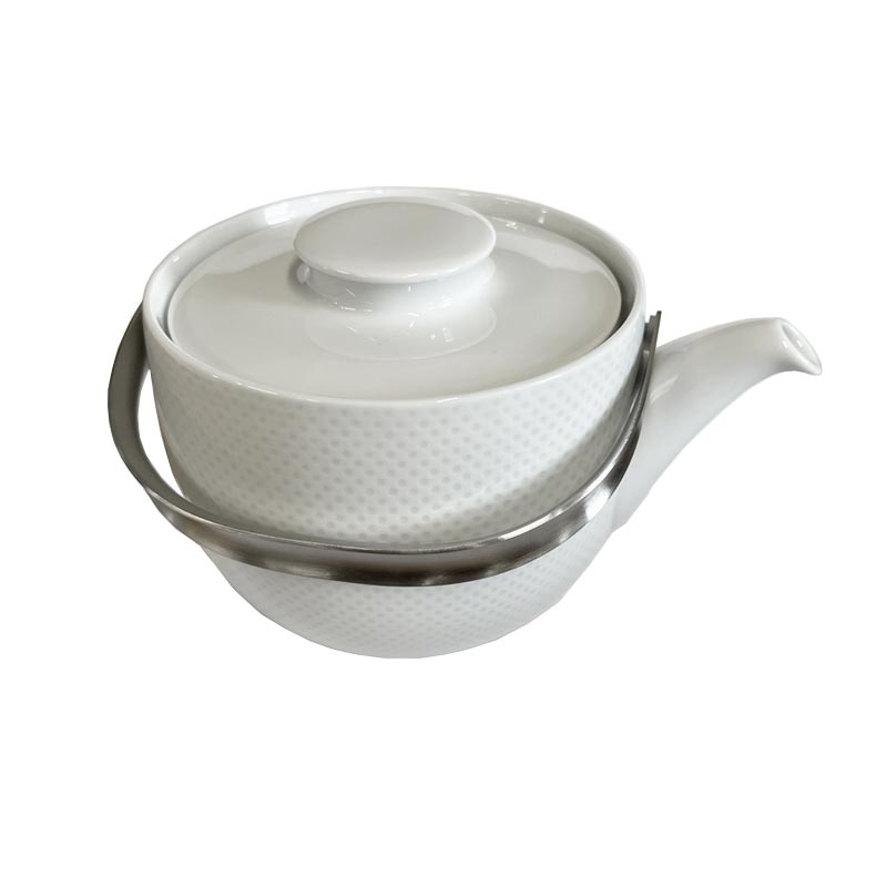 Century White Teapot - by Rosenthal