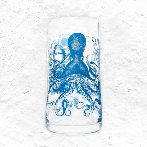 Monsters of the Deep: Cephalopods - Tumbler Drinking Glass by Cognitive Surpluss