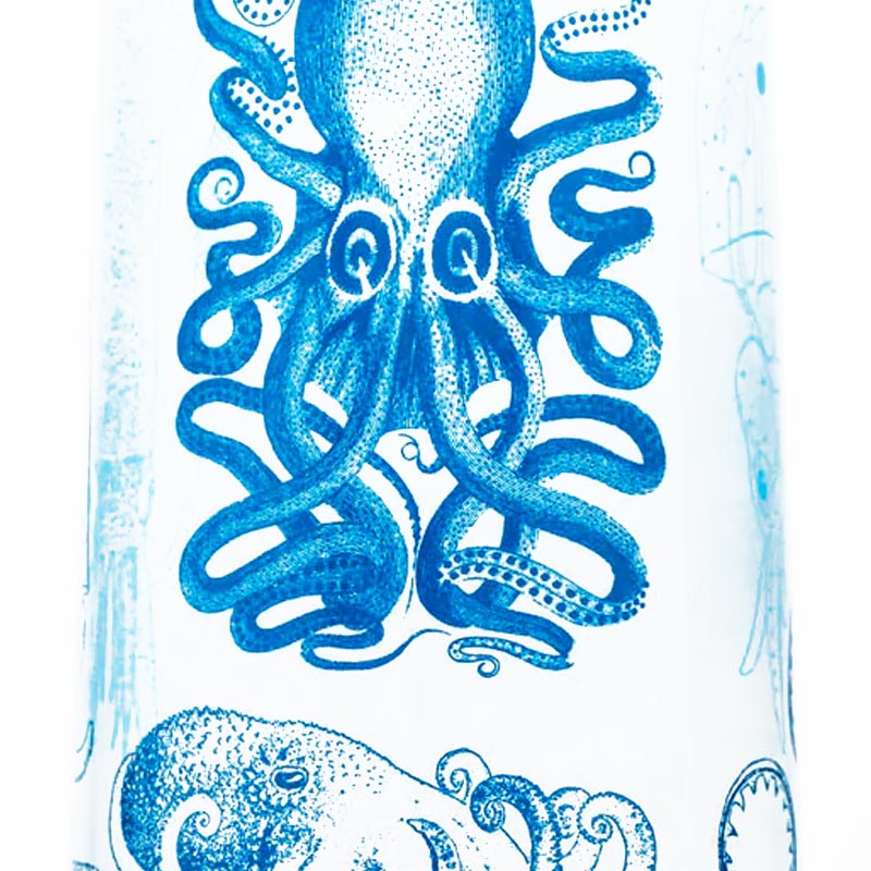 Monsters of the Deep: Cephalopods - Tumbler Drinking Glass by Cognitive Surpluss