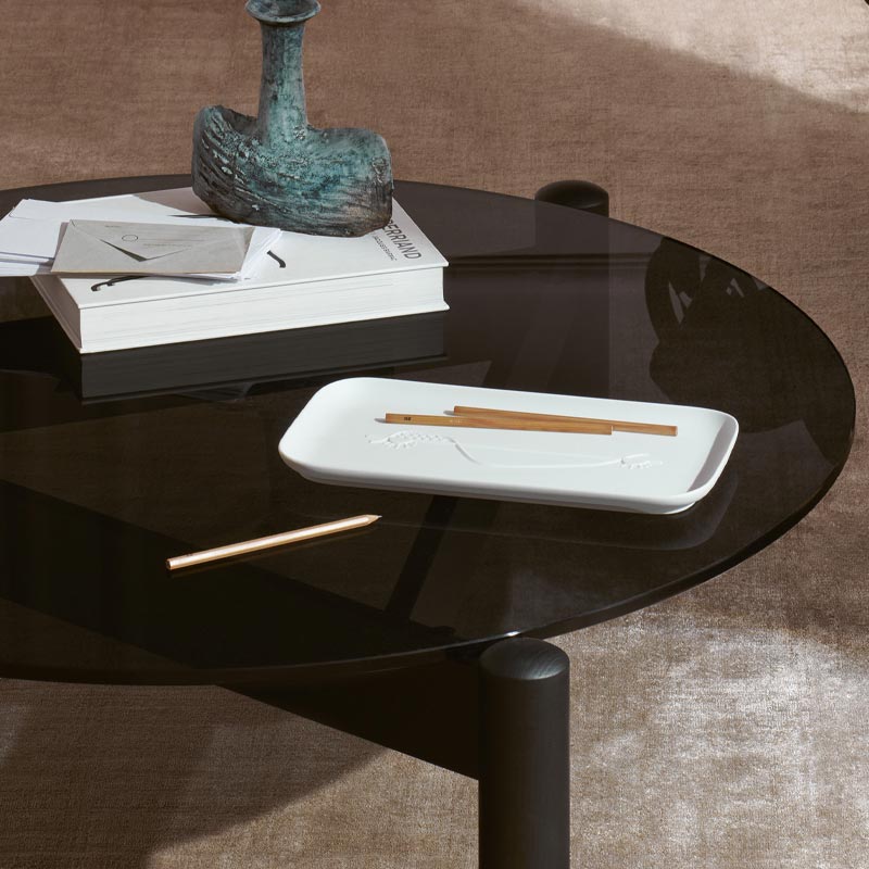 Collection Chandigarh - Rectangular Tray - des. Le Corbusier, Cassina in collaborazione con Ginori 1735, 2020