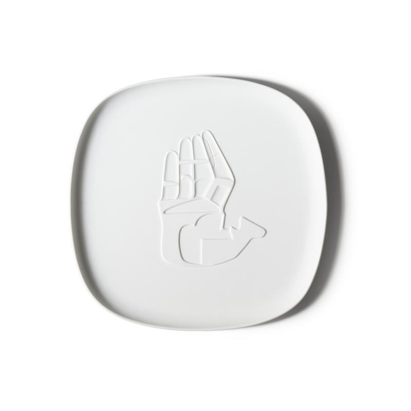 Collection Chandigarh - Square Tray - des. Le Corbusier Cassina in collaborazione con Ginori 1735, 2020