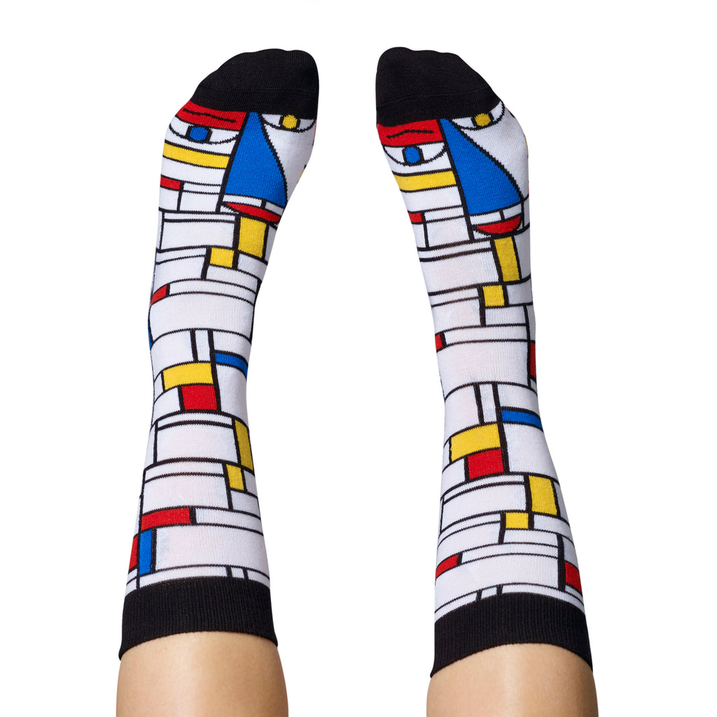 Feet Mondrian Artist Socks