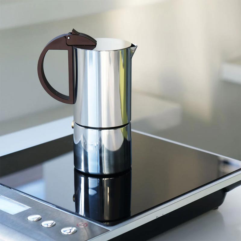 Chicca 1/3 Cup Espresso Maker - Stainless Steel - by Gnali & Zani