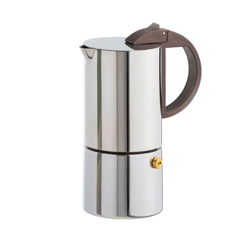 Chicca 3/6 Cup Espresso Maker - Stainless Steel - by Gnali & Zani