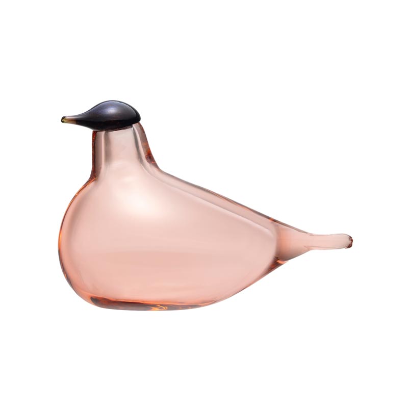 Chiff Chaff - salmon pink - des. Oiva Toikka, made by Iittala