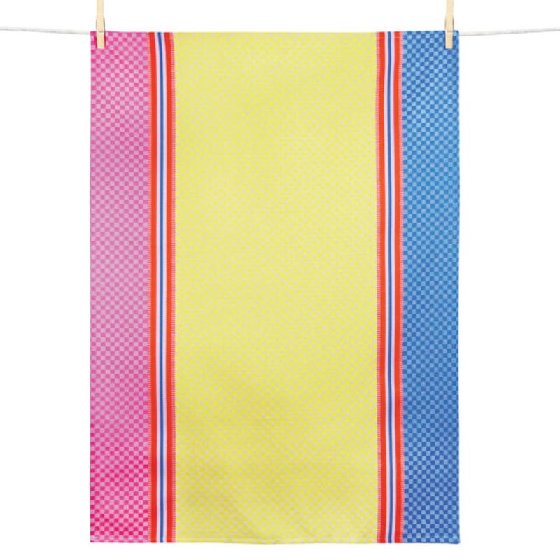 Chive Sorbet (Ciboulette sorbet) Tea Towel, by Tissage Moutet