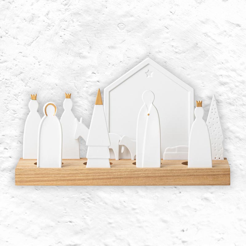 Nativity Set Tea Light Holder "Christmas Crib"- by Räder