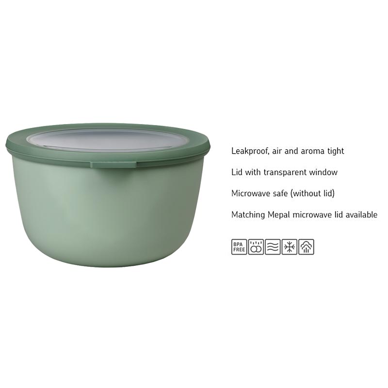 Mepal Nordic Sage Cirqula Bowl - 2000ml