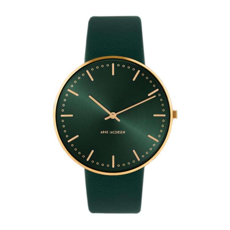 City Hall watch des. Arne Jacobsen - 40mm - Evergreen