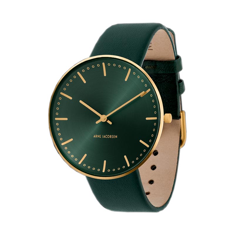 City Hall watch des. Arne Jacobsen - 40mm - Evergreen