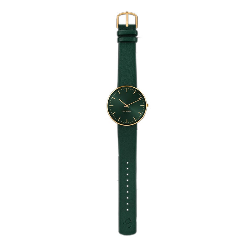 City Hall watch des. Arne Jacobsen - 40mm - Evergreen
