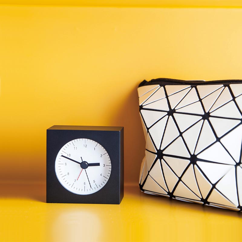 Lemnos City Pop Alarm Clock - White - des. Yota Kakuda