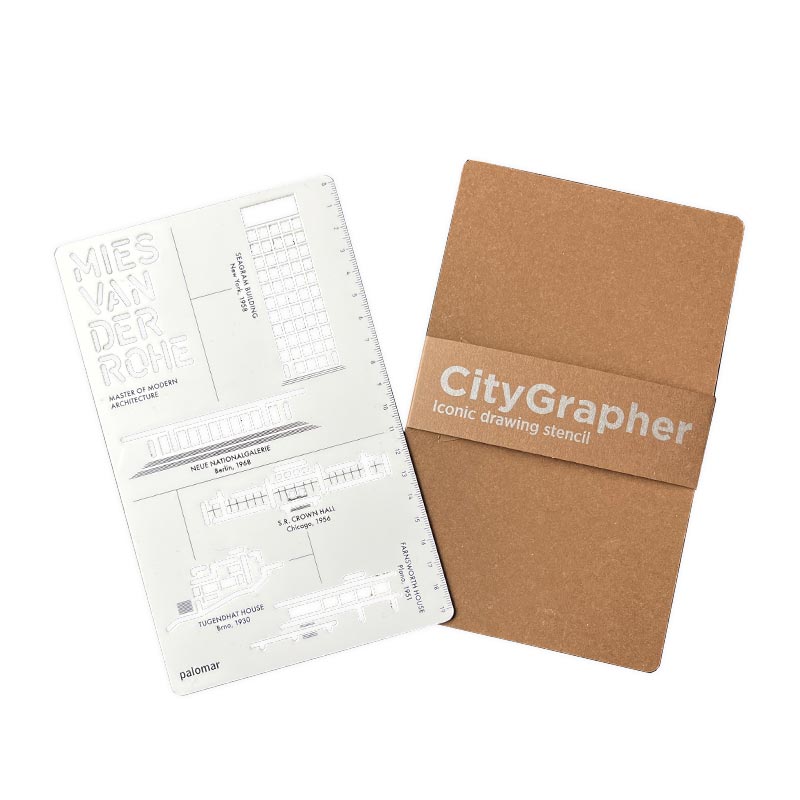 CityGrapher Stencil, Mies Van Der Rohe Buildings