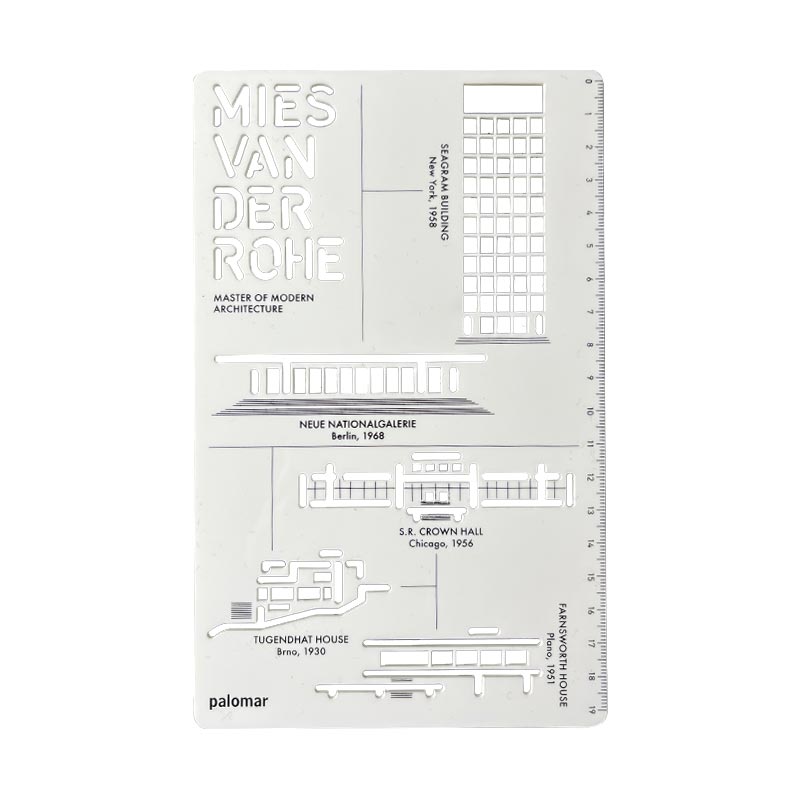 CityGrapher Stencil, Mies Van Der Rohe Buildings