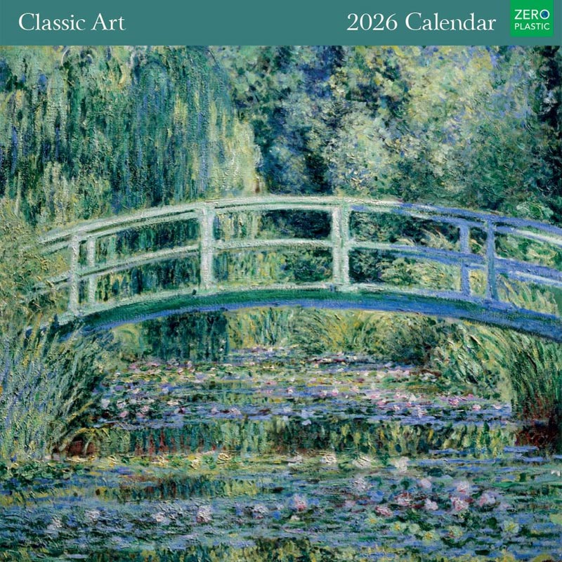Classic Art 2026 Wall Calendar