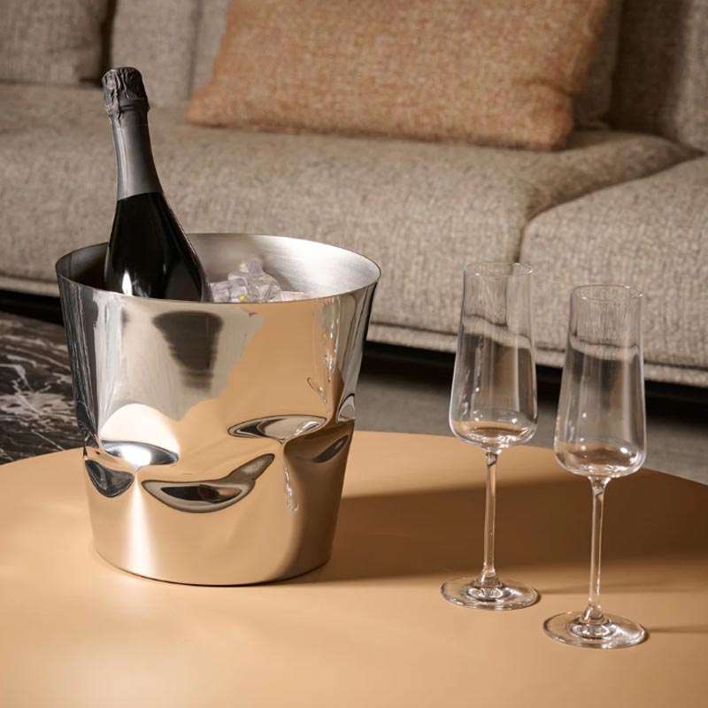 Compressioni Wine Cooler, des. Paolo Ulian for Alessi