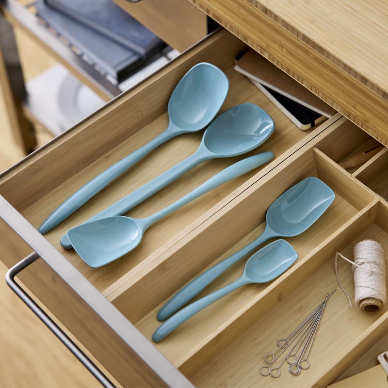 Broad Kitchen spoon - Nordic Green - by Rosti